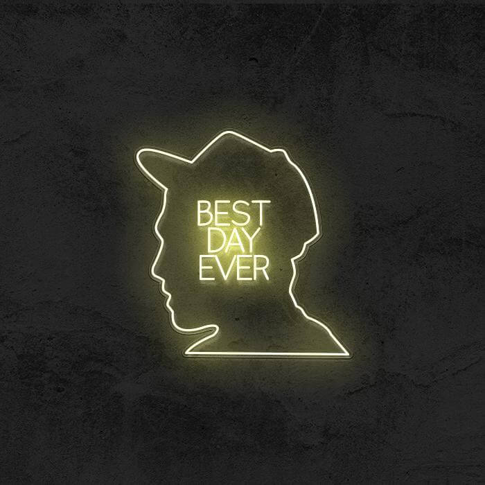 ✨ &quot;Best Day Ever&quot; שלט ניאון