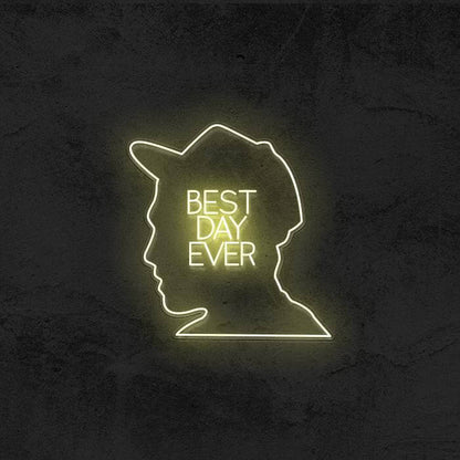 ✨ &quot;Best Day Ever&quot; שלט ניאון